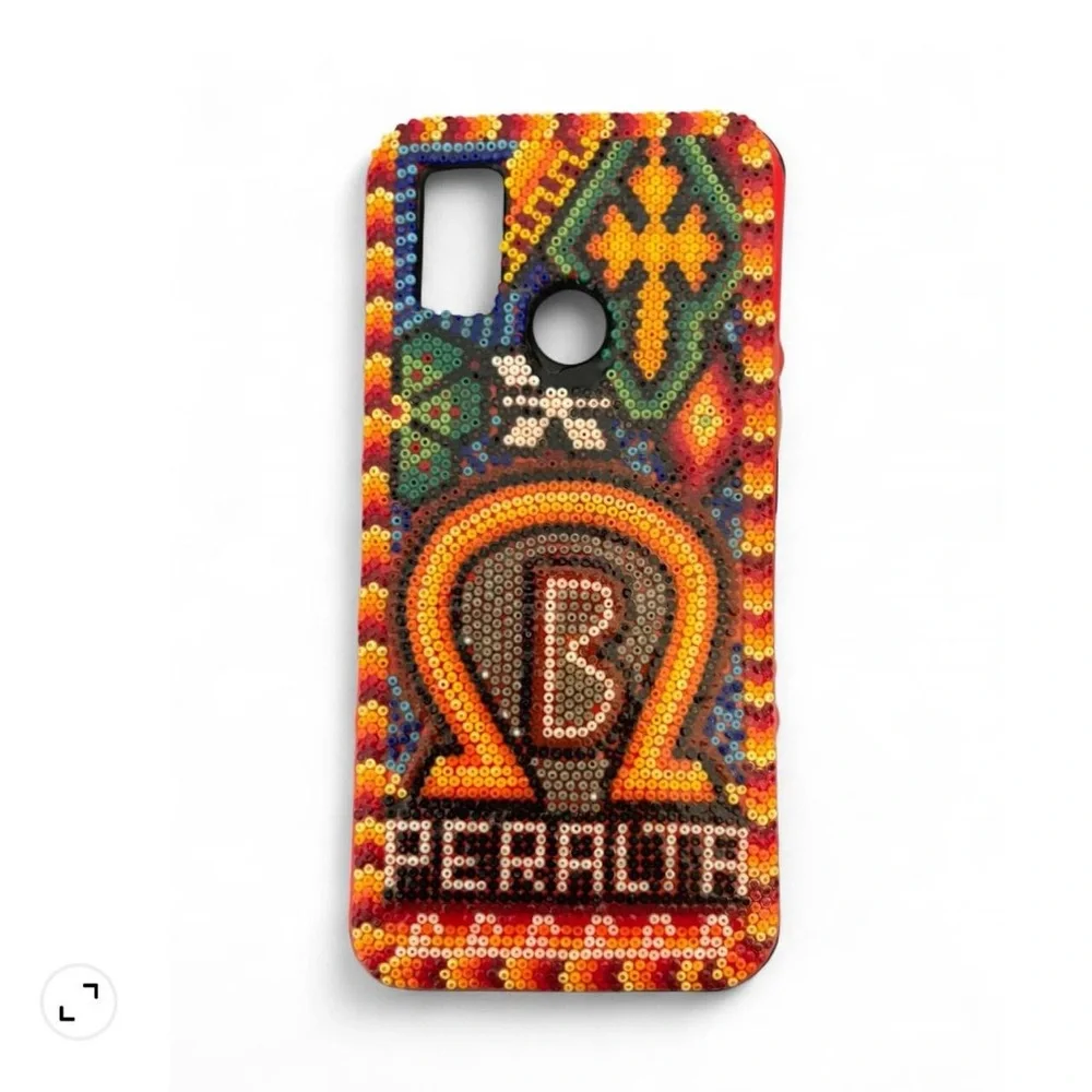 Rave New Mexico peralta Multicolor Beaded Phone Case